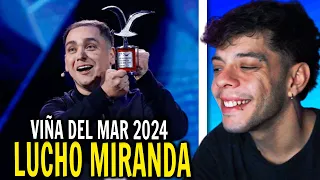 (REACCIÓN) Lucho Miranda - Humor - Festival Internacional de la Canción de Viña del Mar 2024