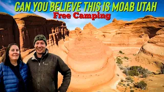 Free Camping Near Klondike’s Bluff in Moab, Utah!