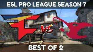 FaZe vs Mousesports (Inferno) - Highlights - ESL Pro League Season 7 Europe