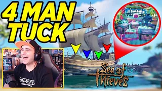 Summits 4 MAN NINJA TUCK on 1 SHIP - Sea of Thieves