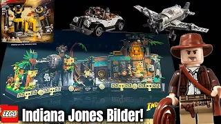 Sehr schöne Sets: LEGO Indiana Jones 2023 Bilder! | Flugzeug, Tempel & Auto!