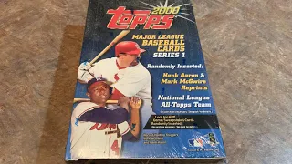 2000 TOPPS HOBBY BOX OPENING!  (Throwback Thursday)