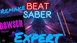 Beat Saber - Peaches by Bowser (Jack Black) from The Super Mario Bros. Movie - Expert - Remake