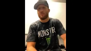 Justin Gaethje gives his thoughts on Kamaru Usman Vs Colby Covington 2 .....