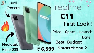 Realme C11 First Look | Mediatek Helio G35 | Realme C Series | Realme Smartphones 2020 | PHONLY