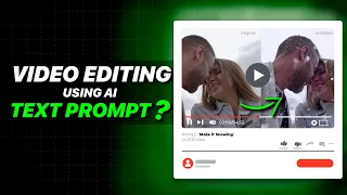 🎥✨ New Ai Video Editing Tool is Loading... ! Edit video just by Text Prompt 📝