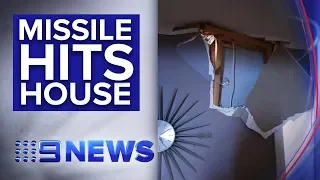 Missile tears through Melbourne home narrowly missing family | Nine News Australia