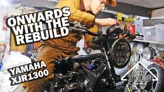 Onwards With The Rebuild! Yamaha XJR1300 Shoogly Shed Motors