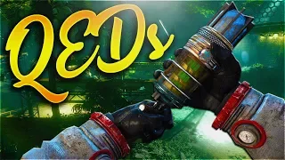 10 AMAZING QED EFFECTS ON MOON REMASTERED! Quantum Entanglement Device Uses BO3 Zombies Chronicles