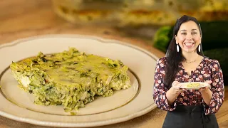 Zucchini, Feta, & Eggs Breakfast Casserole (Keto/Low-carb)