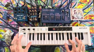 Dreadbox Nymphes with Chase Bliss Thermae and Meris Mercury 7 ambient