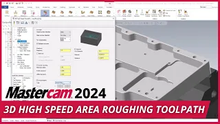 Mastercam 2024 Area Rough Critical Depths