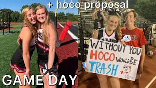 GAME DAY VLOG + GETTING ASKED TO HOCO 2019