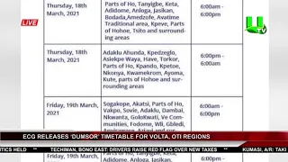 ECG Releases ‘Dumsor’ Timetable For Volta, Oti Regions