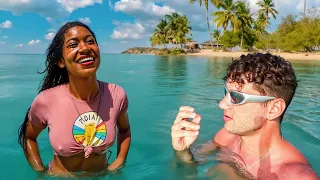 Trapped with a Latina in Caribbean Sea! 🇹🇹