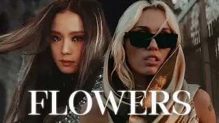 JISOO & Miley Cyrus - Flowers (Mashup)