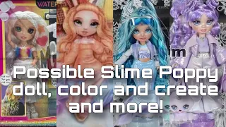 RAINBOW HIGH NEWS! Possible Slime Poppy doll, Color & Create series 2 and more!