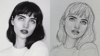 Let Your Inspiration Grow And Draw a Portrait By Using the Loomis Method Step By Step .