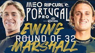 Ethan Ewing vs Jake Marshall | MEO Rip Curl Pro Portugal - Round of 32 Heat Replay