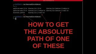 Get the Absolute Path of a File in Linux with ONE COMMAND!!!