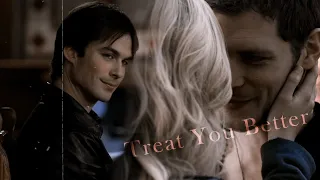 Damon, Caroline & klaus | Treat you better [requested]