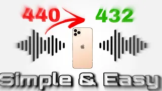 How To Convert Music To 432hz on IPhone// Android// Pc