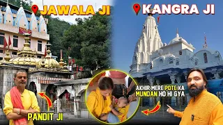 Himachal kangra devi me mere pote ka mundan ho gya😊🙏|| Himachal 5 devi yatra || Ep.2