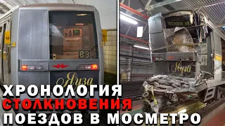 ПОЛНАЯ ХРОНОЛОГИЯ СТОЛКНОВЕНИЯ ПОЕЗДОВ МЕТРО В МОСКВЕ. Авария Яузы на "Печатниках". История Яузы #4