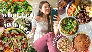 what I eat in a week - to save money! ( vegan + healthy + EASY )