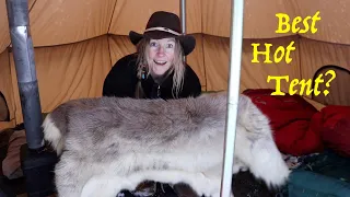 Winter Camping with my Dog. Cold, Silence, and a Hot Tent.