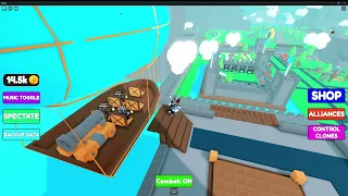 Bought all the weapons from the tower - Clone Kingdom Tycoon [Roblox]