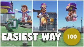 THE ABSOLUTE EASIEST WAY TO SCORE 100 JUMPS 【Super Mario Odyssey】