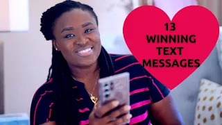 Winning texts to send your crush after getting her number.