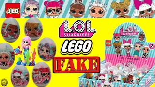 Fake build your own lol surprise dolls legos unboxing. Fake lol vs real lol surprise dolls Yaydaytv