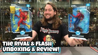 The Rival & The Flash Go Off The Rails DC McFarlane Unboxing & Review!