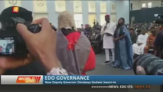 Edo Governance: New Deputy Governor Omobayo Godwin Sworn-In