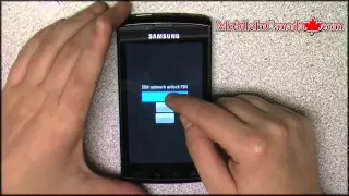 How to enter unlock code on Samsung Galaxy S Captivate From Rogers - www.Mobileincanada.com