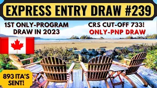 Express Entry Draw #239 For Canada PR | PNP Draw | Canada PR Process 2023 | Dream Canada