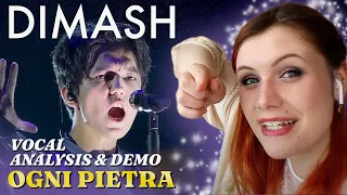 Vocal Coach Reacts to DIMASH - Ogni Pietra (Olimpico) | Analysis