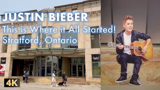 JUSTIN BIEBER - This is where it All Started!!! STRATFORD, ONTARIO CANADA