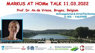 Anticoagulation &  Atrial Fibrillation in CKD - VALKYRIE - Prof. de Vriese (Bruges)