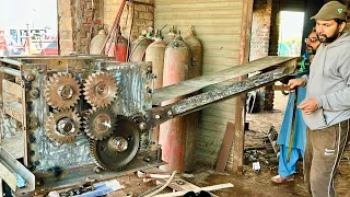 The Most Interesting Process of Manufacturing Big Sugarcane Machine on lathe machine .|| Big Juicer