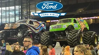 Monster Jam 2023 Ford Field Detroit Michigan All Freestyles Show 1 (03-11-23)
