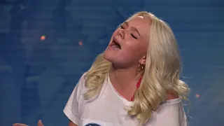 Partyprinsessan Filippa Johanssons hesa röst splittrar juryn i Idol 2019  - Idol Sverige (TV4)