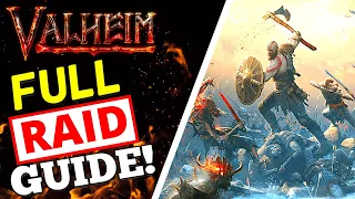 Valheim - Full Raid Guide - Defend EVERY Raid!