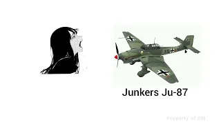 please stop saying dumbass things you're not even making sense meme (Ju-87 Stuka version)