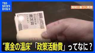 「裏金の温床」はパー券以外にも　使途明かさない「政策活動費」の実態とは｜TBS NEWS DIG