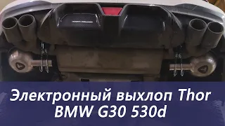 Выхлоп Thor на G30 530d