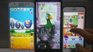 Talking Brids On A Wire Echo VS Talking Pierre Echo VS My Talking Tom 2 Echo