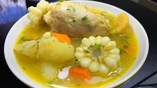 Sancocho de Pollo Tradicional, para el Almuerzo.